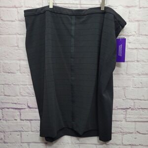 NEW Catherines Curvy Collection Bandage Pencil Skirt Sz 3X Stretch Bodycon‎ Goth